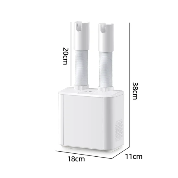 3-in-1 Deodorante Intelligente per Scarpe – Scalda Piedi, Asciuga Scarpe e Deodorizzatore Smart per Casa, Design Compatto e Silenzioso - immagine 4