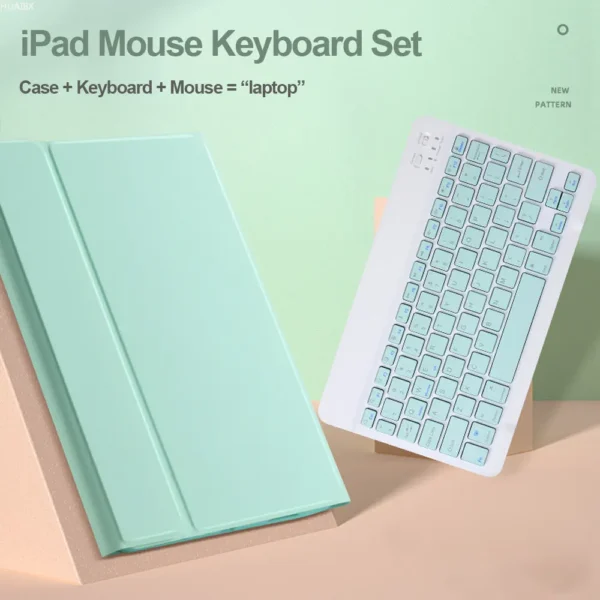 Custodia con Tastiera per iPad – Cover con Tastiera Staccabile e Supporto Magnetico - immagine 6
