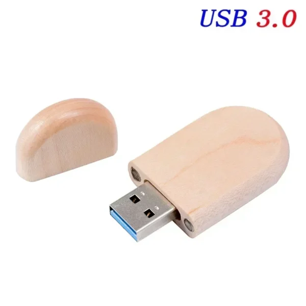 USB 3.0 Wedding Gift Pendrive – Flash Drive Personalizzato con Logo, Scatola in Legno Elegante – 8GB, 16GB, 32GB, 64GB Memory Stick U Disk con Campione Gratuito - immagine 9