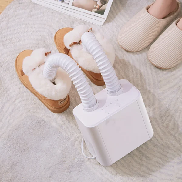 3-in-1 Deodorante Intelligente per Scarpe – Scalda Piedi, Asciuga Scarpe e Deodorizzatore Smart per Casa, Design Compatto e Silenzioso - immagine 6