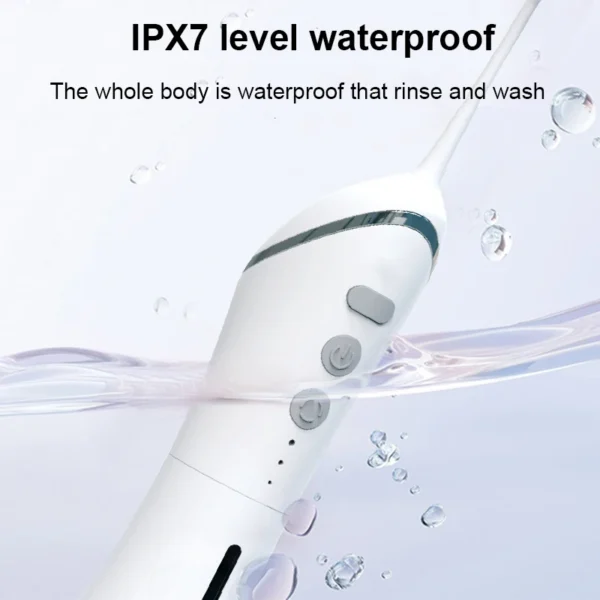 Irrigatore Orale Xiaomi Youpin – Flossing a Getto d’Acqua Elettrico, Sbiancamento Dentale, Ricarica USB, Cura delle Gengive, Design Portatile con 3 Modalità di Pulizia - immagine 6