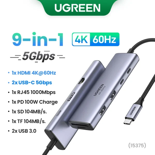 UGREEN Adattatore USB Ethernet 1000/100 Mbps - immagine 9
