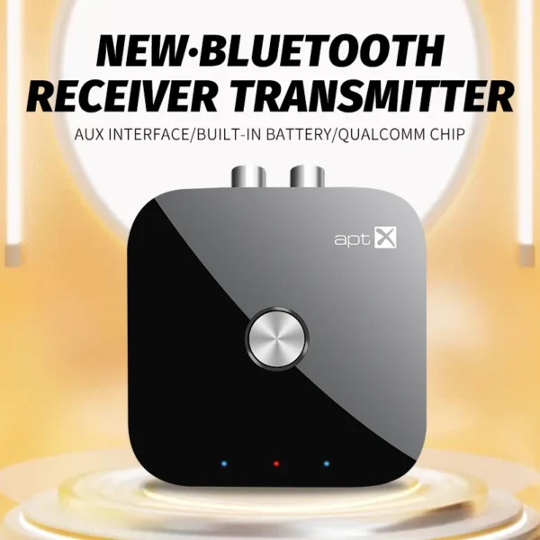 Adattatore Bluetooth 5.4 APTX 2-in-1 Trasmettitore e Ricevitore Audio - immagine 5