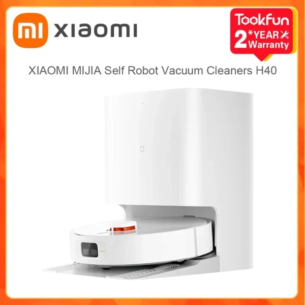 2025 XIAOMI Robot Aspirapolvere e Mop H40 - Aspirazione Ciclonica 6000PA, Scrubbing Rotante ad Alta Velocità, Suzione Potente, LDS Laser per Casa Intelligente - immagine 7