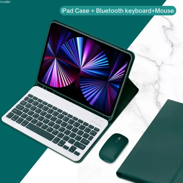 Custodia con Tastiera per iPad – Cover con Tastiera Staccabile e Supporto Magnetico - immagine 24