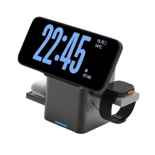 Caricatore Wireless 3 in 1 Magnetico Touch - Base Multifunzione 2025 con Tecnologia MagSafe - immagine 6