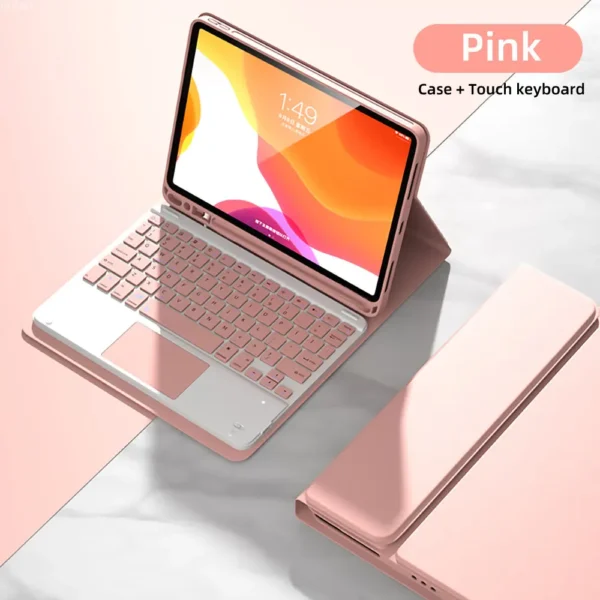 Custodia con Tastiera per iPad – Cover con Tastiera Staccabile e Supporto Magnetico - immagine 28