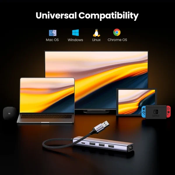 UGREEN Adattatore USB Ethernet 1000/100 Mbps - immagine 6