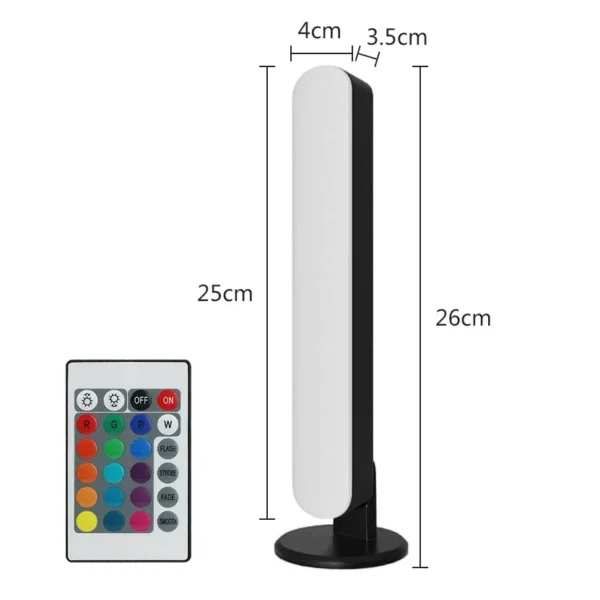 Lampada LED Smart RGB con Controllo Musicale – Barra Luminosa Ritmica a LED con App, Effetti Sincronizzati al Suono, Luce Ambientale - immagine 7