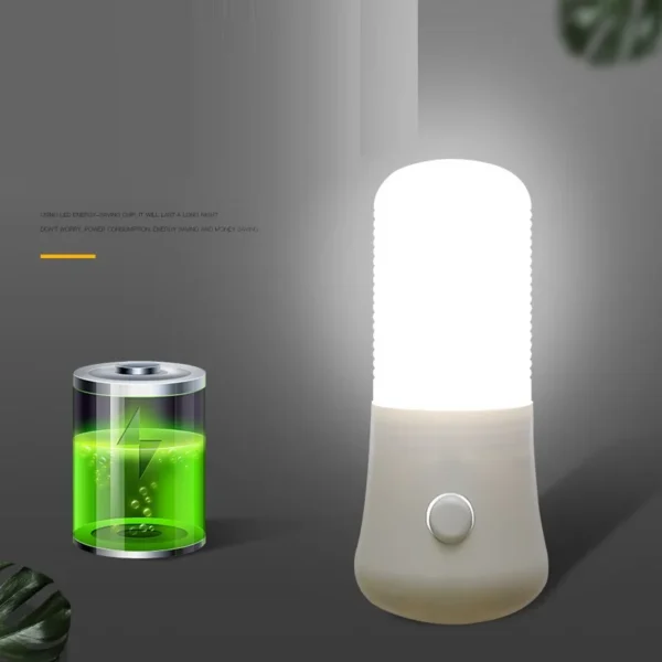 Luce Notturna LED con Pulsante – Spina EU/US, Lampada da Presa per Camera da Letto, Bambini, Corridoio, Casa - immagine 4