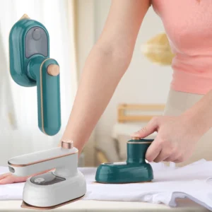 Mini Stiratore a Vapore Portatile – Steamer per Abiti da Casa e Viaggio, Pronto in 20s, Serbatoio da 50ml, Compatto e Leggero