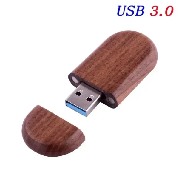 JASTER USB 3.0 Flash Drive con Scatola in Legno Personalizzata – Pendrive Ad Alta Velocità con Logo Personalizzato – 8GB, 16GB, 32GB, 64GB U Disk per Regali Aziendali e Personalizzati - immagine 11