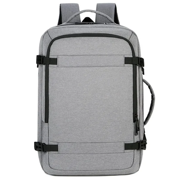 Zaino da Viaggio USB Espandibile da 40L - Borsa da Mano Approvata per Voli - Resistente all’Acqua e Durabile, Compatibile con Laptop fino a 17 Pollici, Zaino da Viaggio con Caricatore USB per Aereo - immagine 11