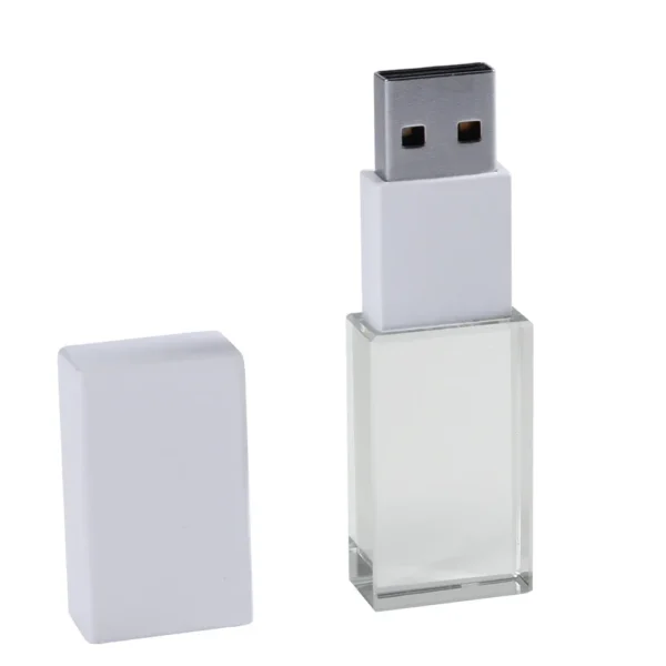 Chiavetta USB in Cristallo Personalizzata 128GB – Pen Drive Elegante con Logo Inciso – Regalo per Matrimoni, Eventi, Aziende – USB 2.0 64GB / 32GB - immagine 10