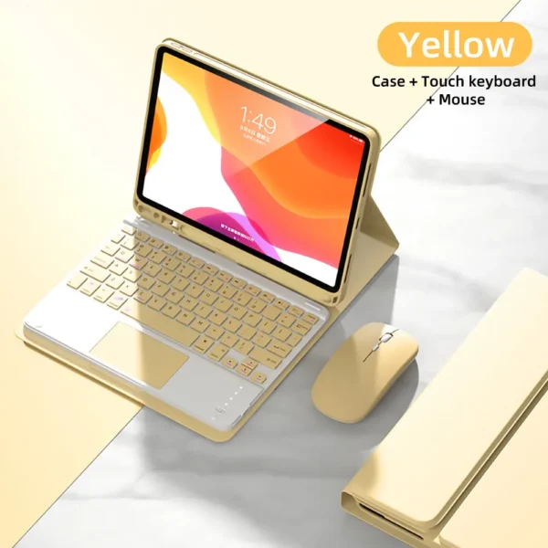 Custodia con Tastiera per iPad – Cover con Tastiera Staccabile e Supporto Magnetico - immagine 12
