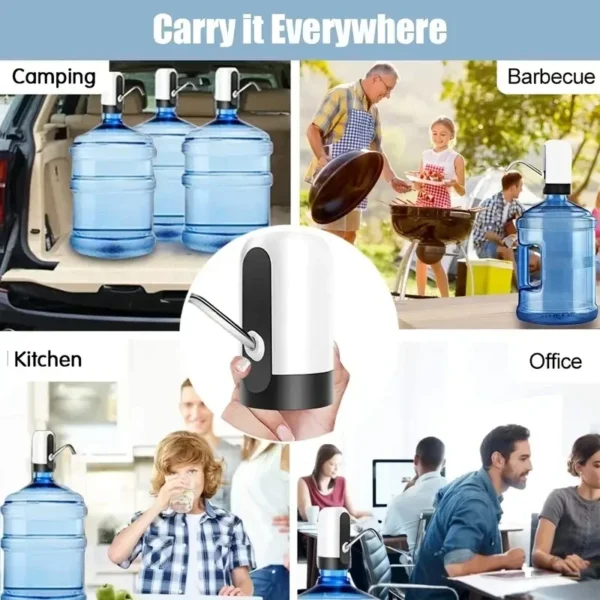 Dispenser d’Acqua Elettrico e Manuale – Erogatore Automatico per Casa, Cucina, Ristorante o Giardino - immagine 3