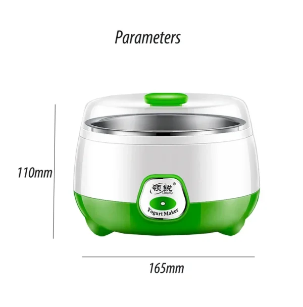 1L Electric Mini Yogurt Maker – Macchina Multifunzionale per Yogurt e Natto, Automatico, Maker di Riso e Vino, DIY Fermentazione, 220V – Macchina per Casa - immagine 6