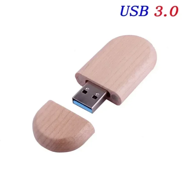 JASTER USB 3.0 Flash Drive con Scatola in Legno Personalizzata – Pendrive Ad Alta Velocità con Logo Personalizzato – 8GB, 16GB, 32GB, 64GB U Disk per Regali Aziendali e Personalizzati - immagine 9