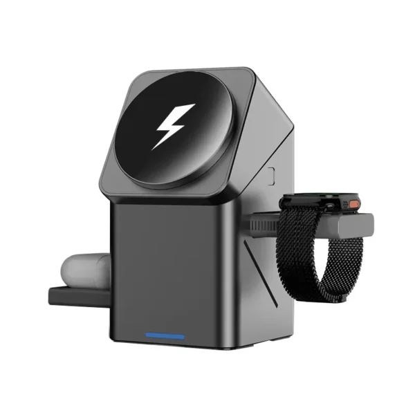 Caricatore Wireless 3 in 1 Magnetico Touch - Base Multifunzione 2025 con Tecnologia MagSafe - immagine 2