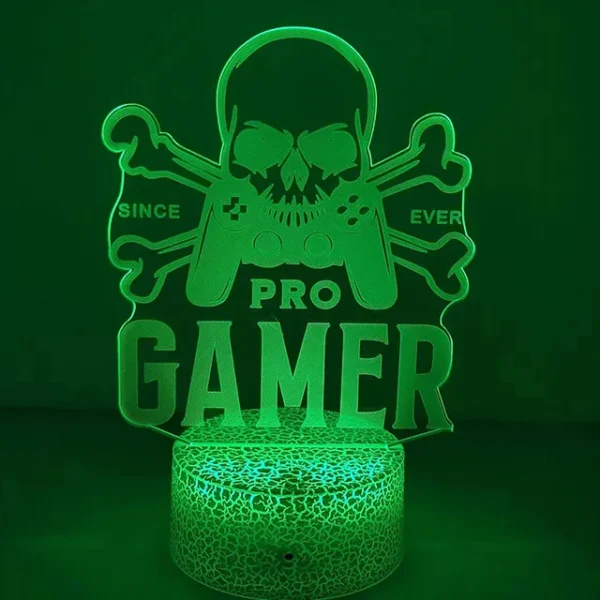 Lampada LED 3D da Gaming – Luce Notturna - immagine 11