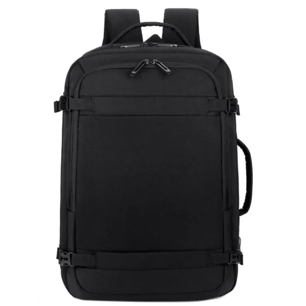 Zaino da Viaggio USB Espandibile da 40L - Borsa da Mano Approvata per Voli - Resistente all’Acqua e Durabile, Compatibile con Laptop fino a 17 Pollici, Zaino da Viaggio con Caricatore USB per Aereo - immagine 9