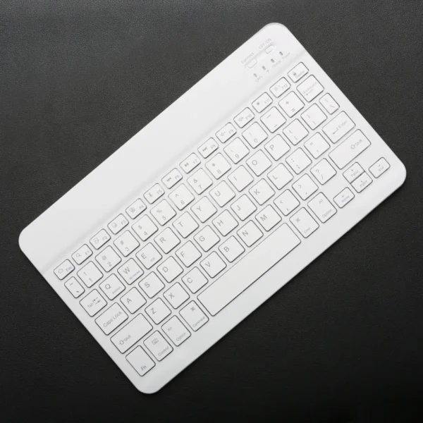 Tastiera Wireless Bluetooth 78 Tasti – Mini Tastiera Compatibile con Android, iOS, Windows, per PC, iPad, Tablet, Smart TV - immagine 9