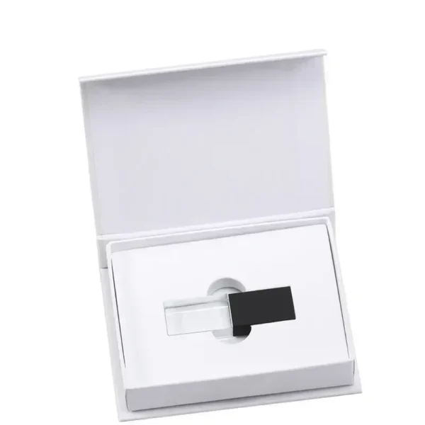 Chiavetta USB in Cristallo Personalizzata 128GB – Pen Drive Elegante con Logo Inciso – Regalo per Matrimoni, Eventi, Aziende – USB 2.0 64GB / 32GB - immagine 7