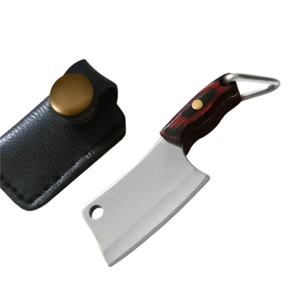 Coltellino Mini da Cucina Portachiavi – Apribottiglie, Tagliacarte, Lama Fissa EDC Tascabile, Portatile e Decorativo per Donna e Uomo - immagine 7