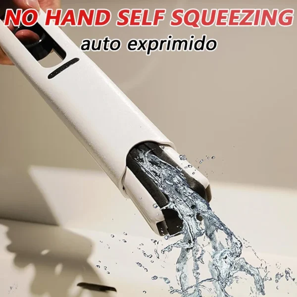 Mini Mop Auto-Squeezante, Mop Pieghevole Super Assorbente per Pulizia Casa, Strumento per Bagno, Cucina e Scrivania, Senza Necessità di Lavaggio a Mano, Mop Potente per Facile Pulizia - immagine 3