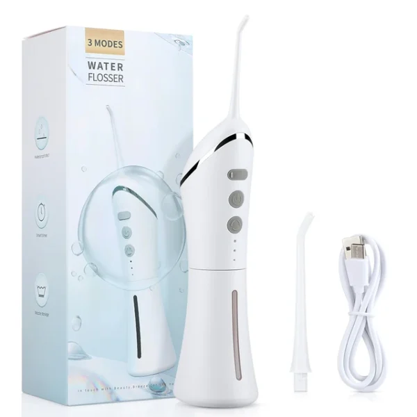 Irrigatore Orale Xiaomi Youpin – Flossing a Getto d’Acqua Elettrico, Sbiancamento Dentale, Ricarica USB, Cura delle Gengive, Design Portatile con 3 Modalità di Pulizia - immagine 7