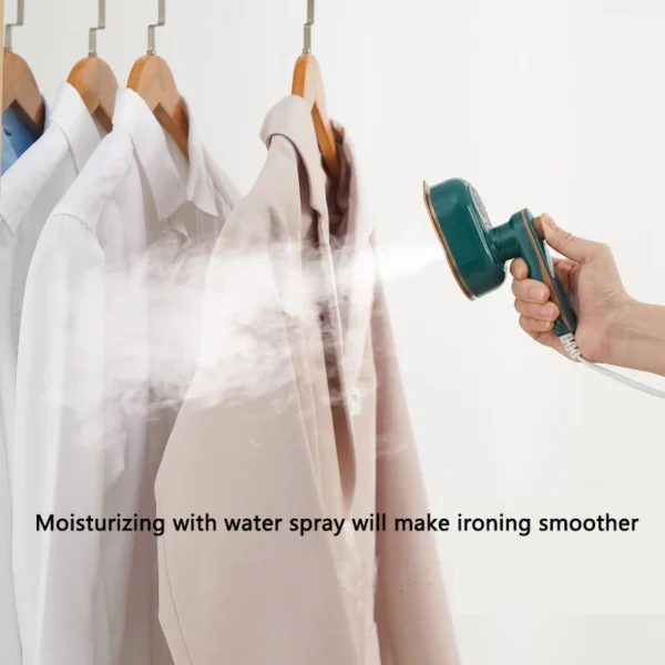 Ferro da Stiro Portatile da Viaggio Pieghevole – Mini Stiratrice con Testa Rotante 180°, Vapore Spray, Compatta e Professionale - immagine 4