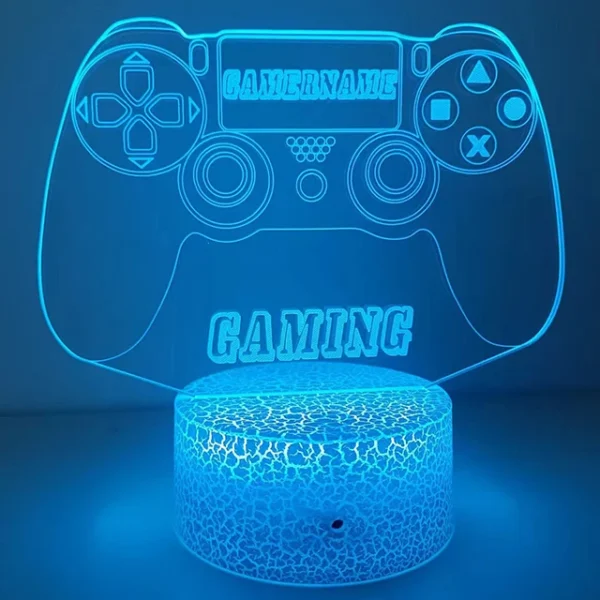 Lampada LED 3D da Gaming – Luce Notturna - immagine 32