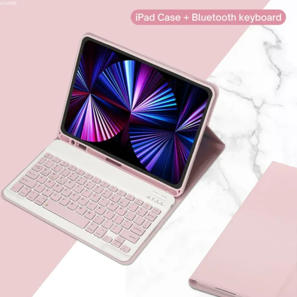Custodia con Tastiera per iPad – Cover con Tastiera Staccabile e Supporto Magnetico - immagine 10