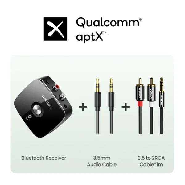 UGREEN Adattatore Bluetooth RCA con aptX/aptX HD - immagine 9