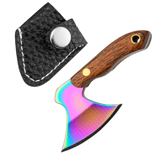 Coltellino Mini da Cucina Portachiavi – Apribottiglie, Tagliacarte, Lama Fissa EDC Tascabile, Portatile e Decorativo per Donna e Uomo - immagine 12