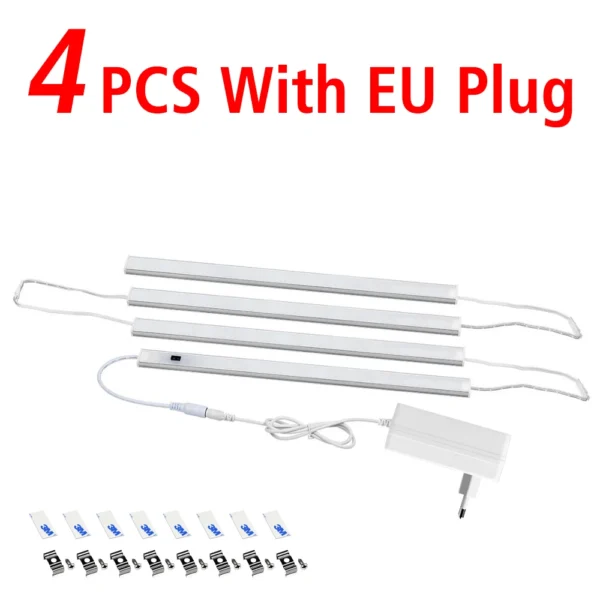 Under Cabinet Sensor Light LED - Luce a Movimento Senza Fili per Cucina, Mobili, Tavolo, Illuminazione Sottobanco, Lampada a Sensore di Movimento, Barra Concatenabile per Cucina - immagine 10