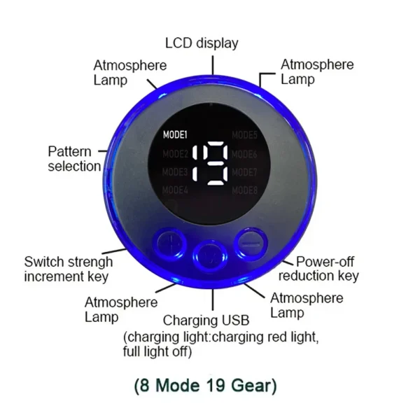 Massaggiatore Muscolare Elettrico Wireless Ricaricabile - immagine 5