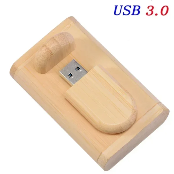 USB 3.0 Wedding Gift Pendrive – Flash Drive Personalizzato con Logo, Scatola in Legno Elegante – 8GB, 16GB, 32GB, 64GB Memory Stick U Disk con Campione Gratuito - immagine 8