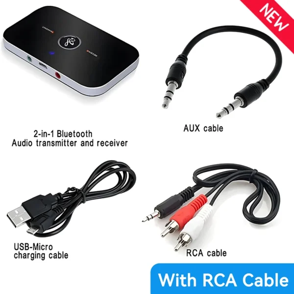 2-in-1 Bluetooth 5.3 Audio Receiver & Transmitter - immagine 8
