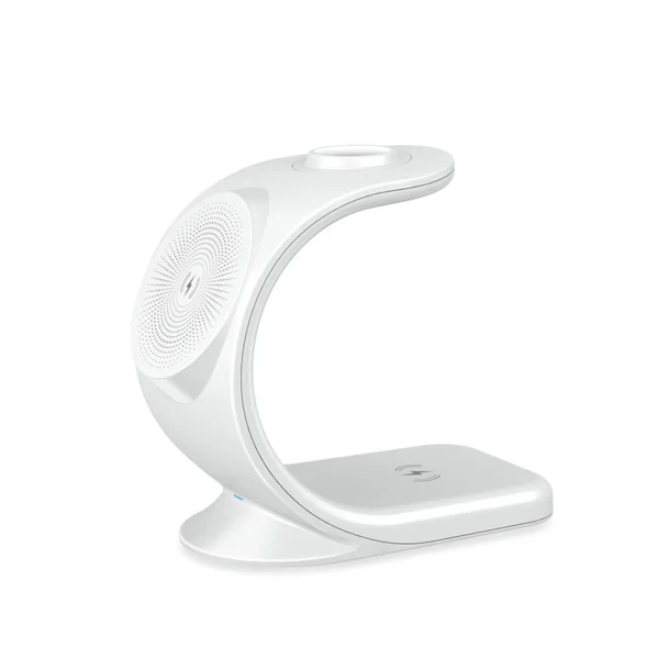 Caricatore Wireless Magnetico 3 in 1 – Stazione di Ricarica Rapida 15W – Supporto Magnetico da Tavolo per iPhone con Funzione Bracket - immagine 7