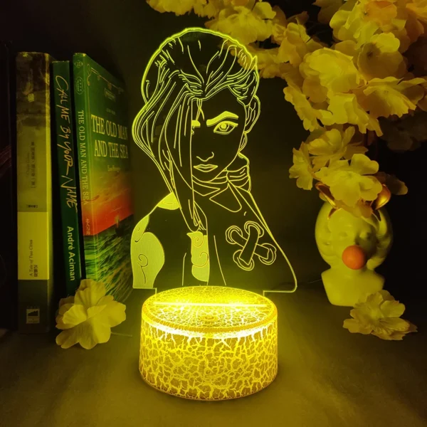 Lampada Notturna 3D League of Legends Jinx – Luce LED Illusione Ottica per Camera da Letto, Decorazione per Fan di LOL – Regalo di Natale per Bambini e Adulti, Game Room Decor - immagine 3