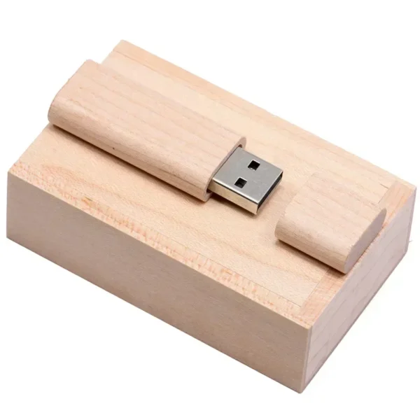 JASTER USB 2.0 in Legno di Bambù con Scatola – Chiavetta USB 16GB 32GB 64GB Personalizzabile con Logo – Regalo Matrimonio, Fotografia, Aziende - immagine 10