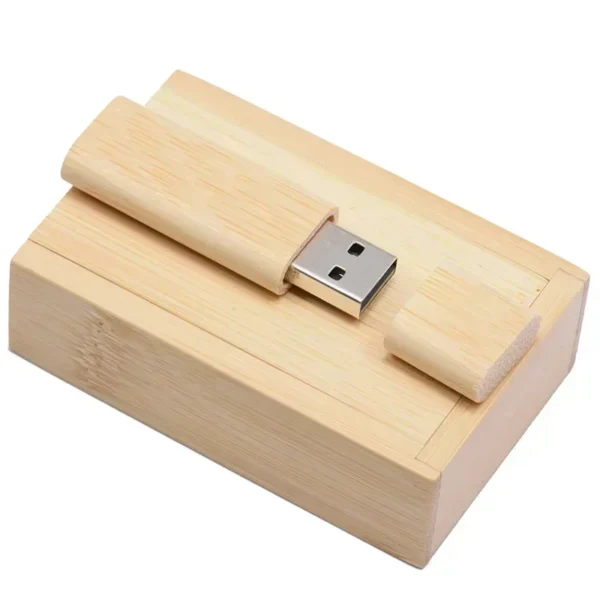 JASTER USB 2.0 in Legno di Bambù con Scatola – Chiavetta USB 16GB 32GB 64GB Personalizzabile con Logo – Regalo Matrimonio, Fotografia, Aziende - immagine 9