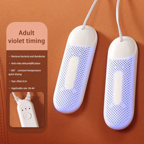 Xiaomi Mijia Asciuga Scarpe Elettrico – Asciugatura Rapida a Temperatura Costante, Deodorante e Sterilizzatore, Silenzioso - immagine 10