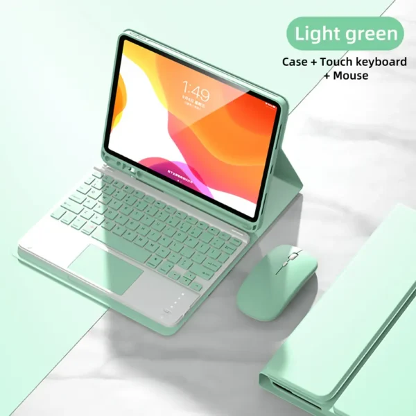 Custodia con Tastiera per iPad – Cover con Tastiera Staccabile e Supporto Magnetico - immagine 11