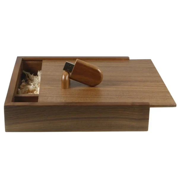 JASTER Maple Photo Album USB Flash Drive con Scatola in Legno – Pendrive 8GB, 16GB, 32GB, 64GB, 128GB Personalizzabile con Logo – Regalo per Fotografia, 17017035mm - immagine 7