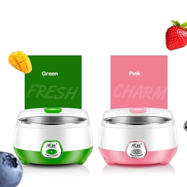 1L Electric Mini Yogurt Maker – Macchina Multifunzionale per Yogurt e Natto, Automatico, Maker di Riso e Vino, DIY Fermentazione, 220V – Macchina per Casa - immagine 5