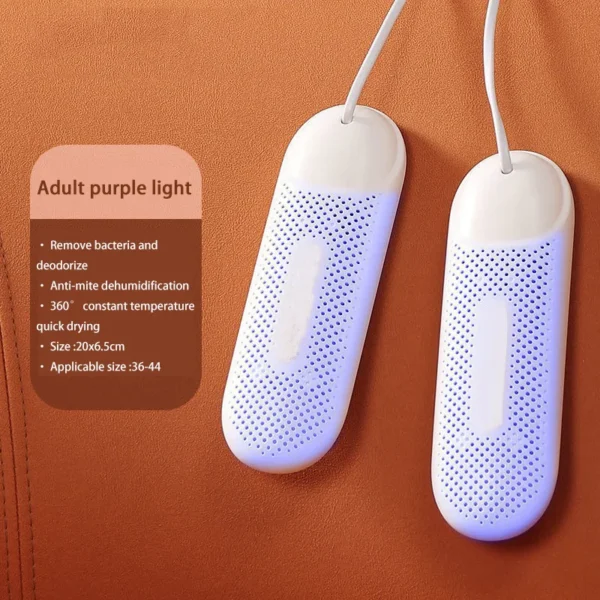 Xiaomi Mijia Asciuga Scarpe Elettrico – Asciugatura Rapida a Temperatura Costante, Deodorante e Sterilizzatore, Silenzioso - immagine 7