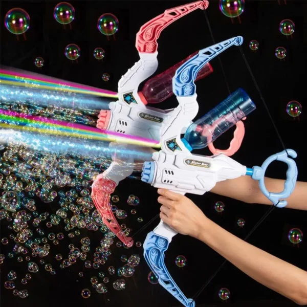 Pistola Elettrica a Bolle di Sapone con 76/80/88 Fori e LED - immagine 4