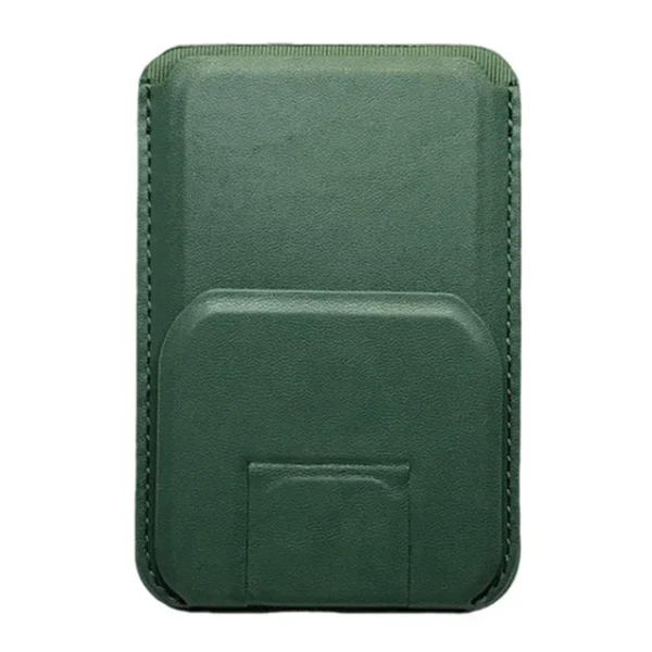 Custodia in Pelle con MagSafe con Supporto e Porta Carte per iPhone 13/12/14 Pro Max – Custodia in Pelle con MagSafe per iPhone, Supporto Magnetico, Design Elegante e Funzionale - immagine 9